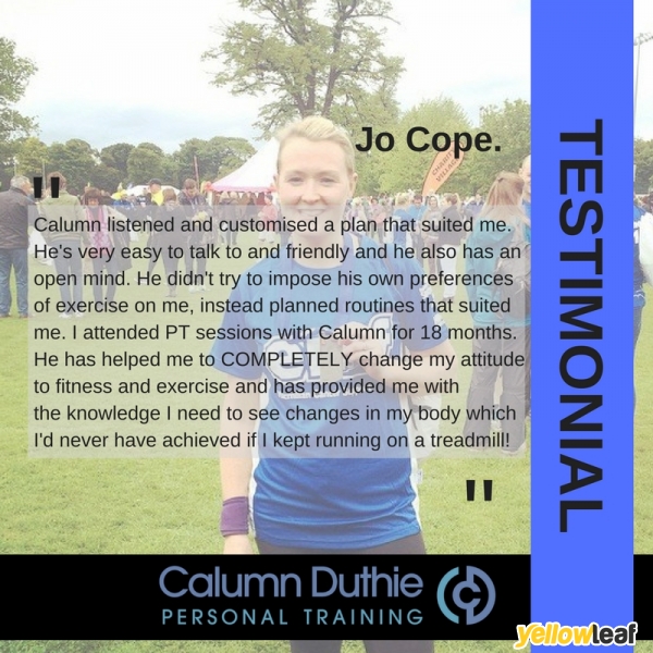 Calumn Duthie Personal Training